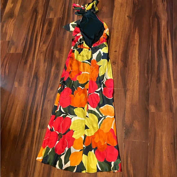 Lulus Admirable Invite Satin Halter Midi Dress - Picture 4 of 6